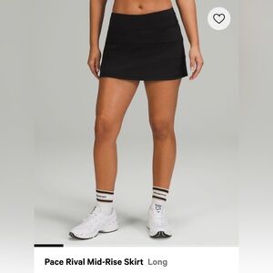 Tennis skirt, size 8, colour black